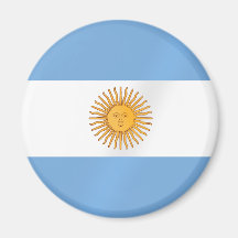 Drapeau argentin des cadeaux de l'Argentine Albice Aimants