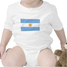 Drapeau argentin des cadeaux de l'Argentine Albice Barboteuses