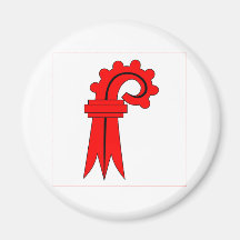 Drapeau de Bâle-Landschaft Magnets Pour Réfrigérateur