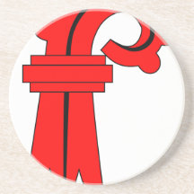 Drapeau de Bâle, Suisse Dessous De Verres