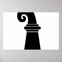 Drapeau de Bâle, Suisse Poster