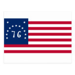 Drapeau de Bennington de révolution américaine Cartes Postales
