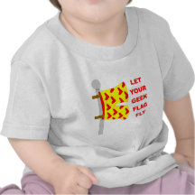 drapeau de geek t-shirt