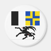 Drapeau de Graubuenden Aimants Pour Réfrigérateur