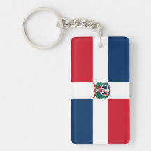 Drapeau de la République Dominicaine Porteclés