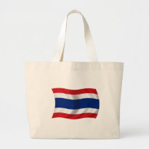 Drapeau de la Thaïlande Sac De Toile