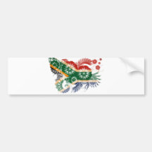 Drapeau de l'Afrique du Sud Adhésifs Pour Voiture
