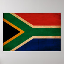 Drapeau de l'Afrique du Sud Affiches