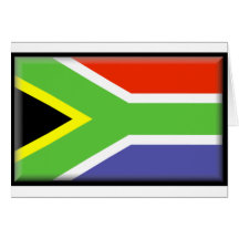 Drapeau de l'Afrique du Sud Carte