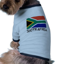Drapeau de l'Afrique du Sud Manteau Pour Chien
