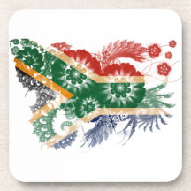 Drapeau de l'Afrique du Sud Sous-bock