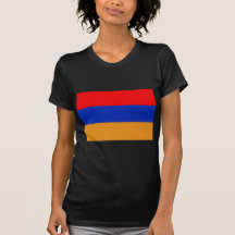 Drapeau de l'Arménie T-shirts