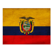 Drapeau de l'Equateur Carte Postale
