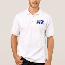 Drapeau de logo de NZ de la Nouvelle Zélande T-shirt