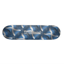 Drapeau de ondulation de l'Ecosse Skateboard Customisable