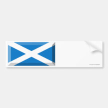 Drapeau de St Andrew de bijou de l'Ecosse Autocollant Pour Voiture