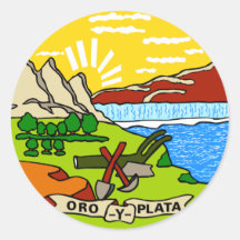 Drapeau d'état du Montana Autocollants