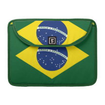 Drapeau du Brésil Poches Pour Macbook