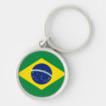 Drapeau du Brésil Porte-clefs
