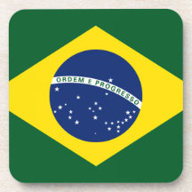 Drapeau du Brésil Sous-bocks