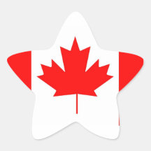 Drapeau du Canada, jour heureux du Canada Autocollant