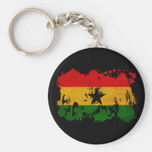 Drapeau du Ghana Porte-clefs