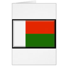 Drapeau du Madagascar Carte
