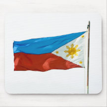 Drapeau Mousepad de Philippines Tapis De Souris
