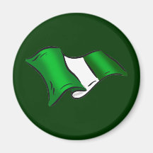 Drapeau nigérien onduleux pour des admirateurs du  aimants pour réfrigérateur
