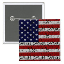 Drapeau patriotique des Etats-Unis d'Américain des Pin's