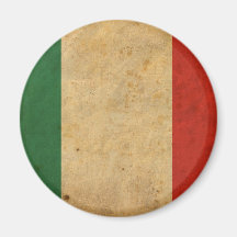 Drapeau vintage de l'Italie Magnets Pour Réfrigérateur