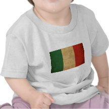 Drapeau vintage de l'Italie T-shirt