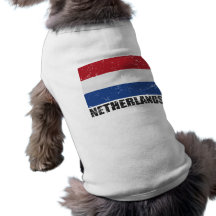 Drapeau vintage néerlandais manteaux pour animaux domestiques
