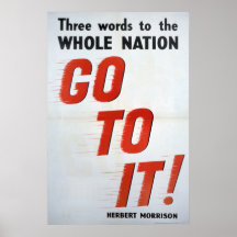 Drei Wörter zur ganzen Nation Plakat
