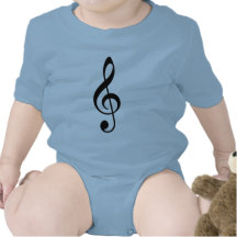 Dreifacher Clef Babybody