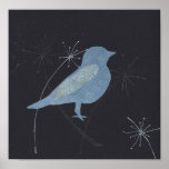 Drossel des Wishfulness-Collagen-Kunst-Druckes Plakatdrucke