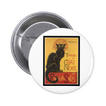 DRUCK LE CHAT NOIR ANSTECKNADELBUTTONS