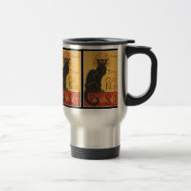 DRUCK LE CHAT NOIR KAFFEE TASSEN