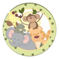 Dschungel-Safari-Bevorzugungs-Aufkleber-Dekoration