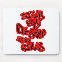 Dubstep ist für den Dubstep der Mädchengallonen-Da Mousepads