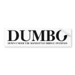 DUMBO Autoaufkleber