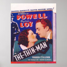 Dünnes Mann-Film-Plakat