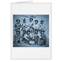 Eadweard J. Muybridge Bild von Modoc amerikanische Grußkarte
