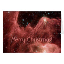 Eagle-Nebelfleck, frohe Weihnachten! Grußkarte