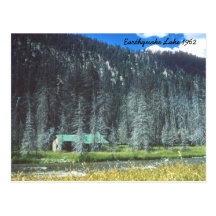 Earthquake See-Montana-Postkarte 1962