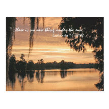 Ecclesiastes 1:9 Schrifts-Postkarte