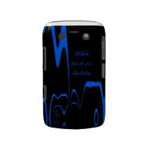 Éclair de bleu de caisse de Blackberry Coques Blackberry