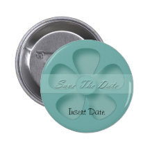 Économies de bleu le bouton de date pin's
