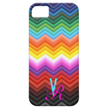 Économies de Chevron de monogramme le zigzag d'arc Coque Case-Mate iPhone 5