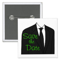 Économies élégantes les boutons de date badge
